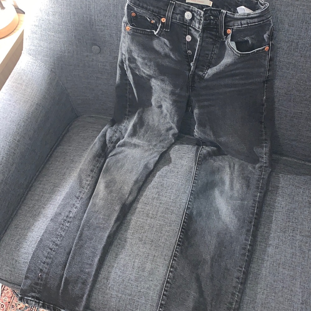 Levi’s wedgie straight black